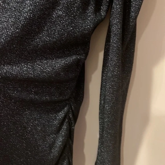 INC black metallic blouse - Picture 4 of 4